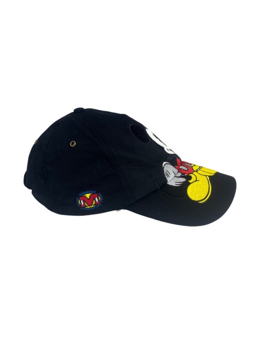 Disney Mickey Mouse Baseball Hat Cap Black Adjustable Embroidered Graphics - Picture 2 of 7